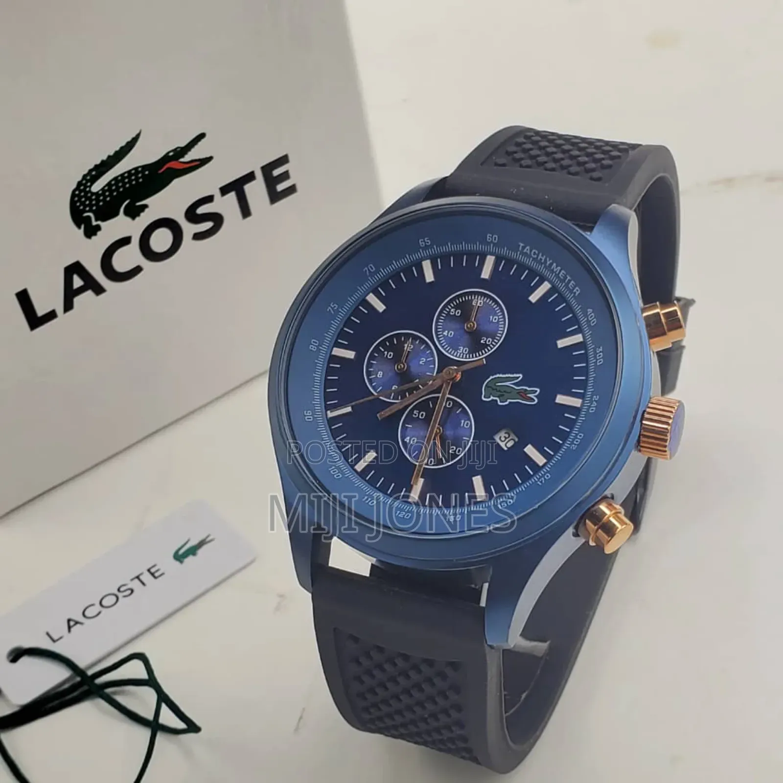 Lacoste Men's Silicone Strap Chronograph Watch - Battery Powered*