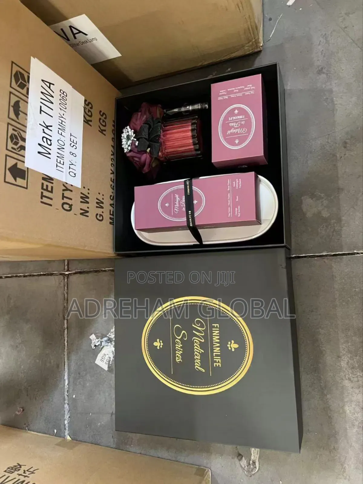 Finmanlife Scented Candles Diffuser With Decor