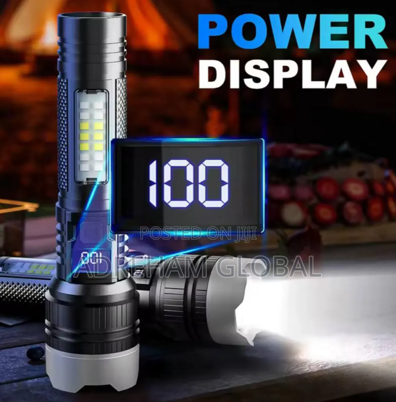 Outdoors Solar Rechargeable Camping Lantern High Power Tent Light