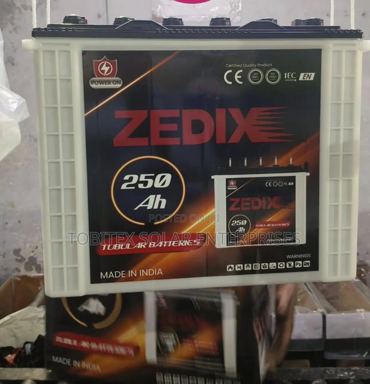250ah Zedix Tubular Batteries