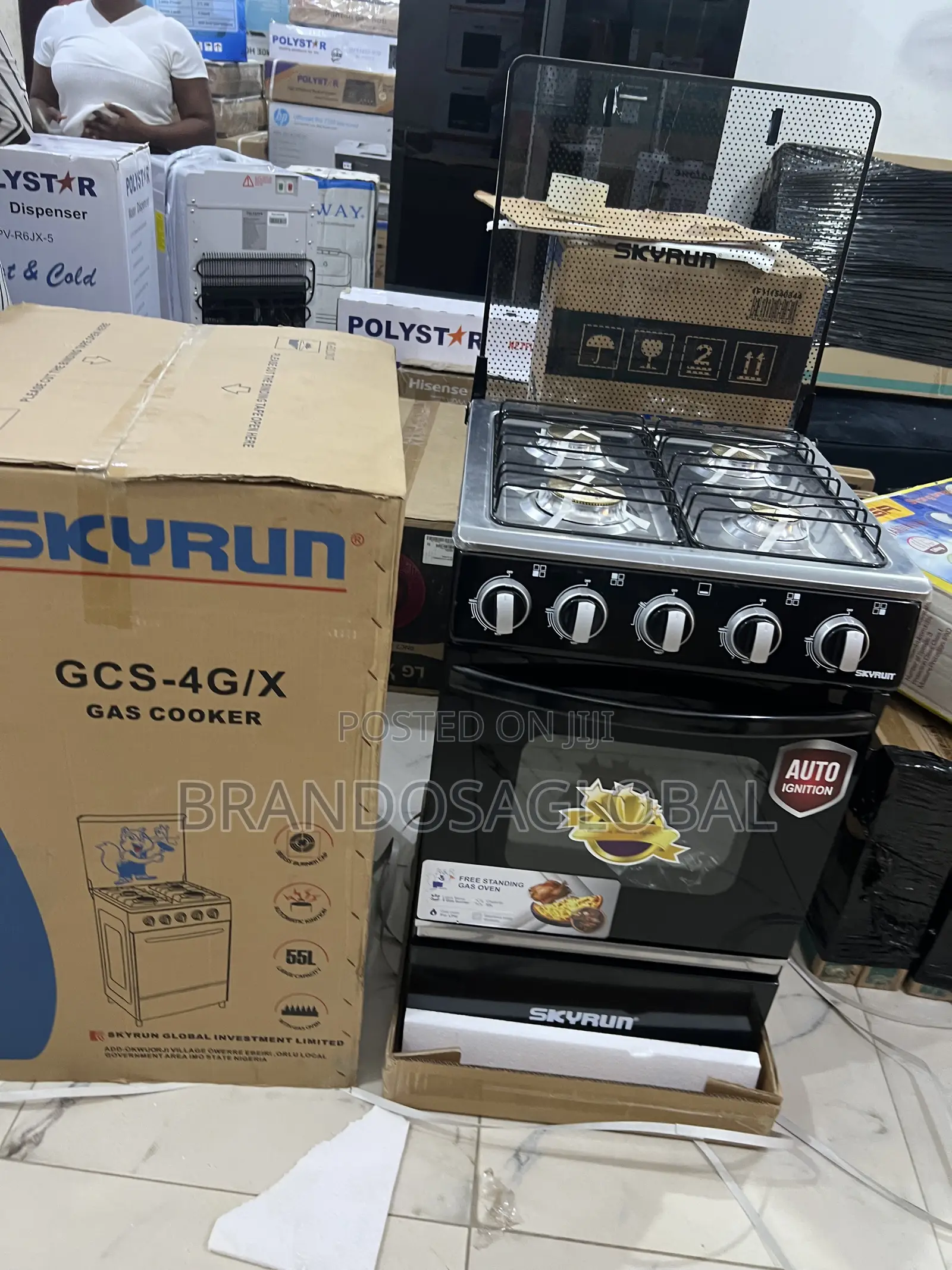 Skyrun 50×50 Gas Cooker – Easy to Use and Maintain
