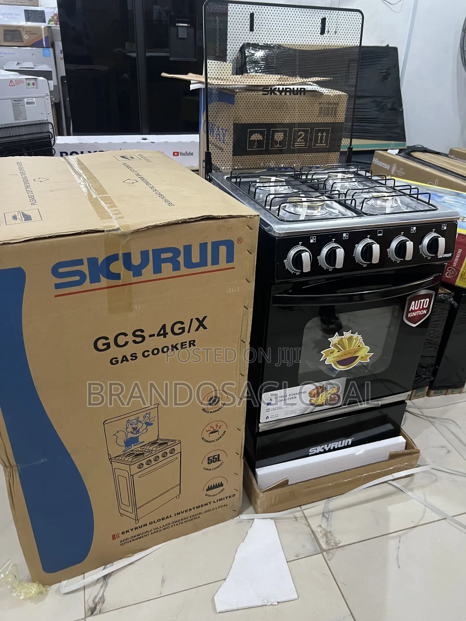 Original Skyrun GCS-4g/X – Compact Reliable Gas Cooker