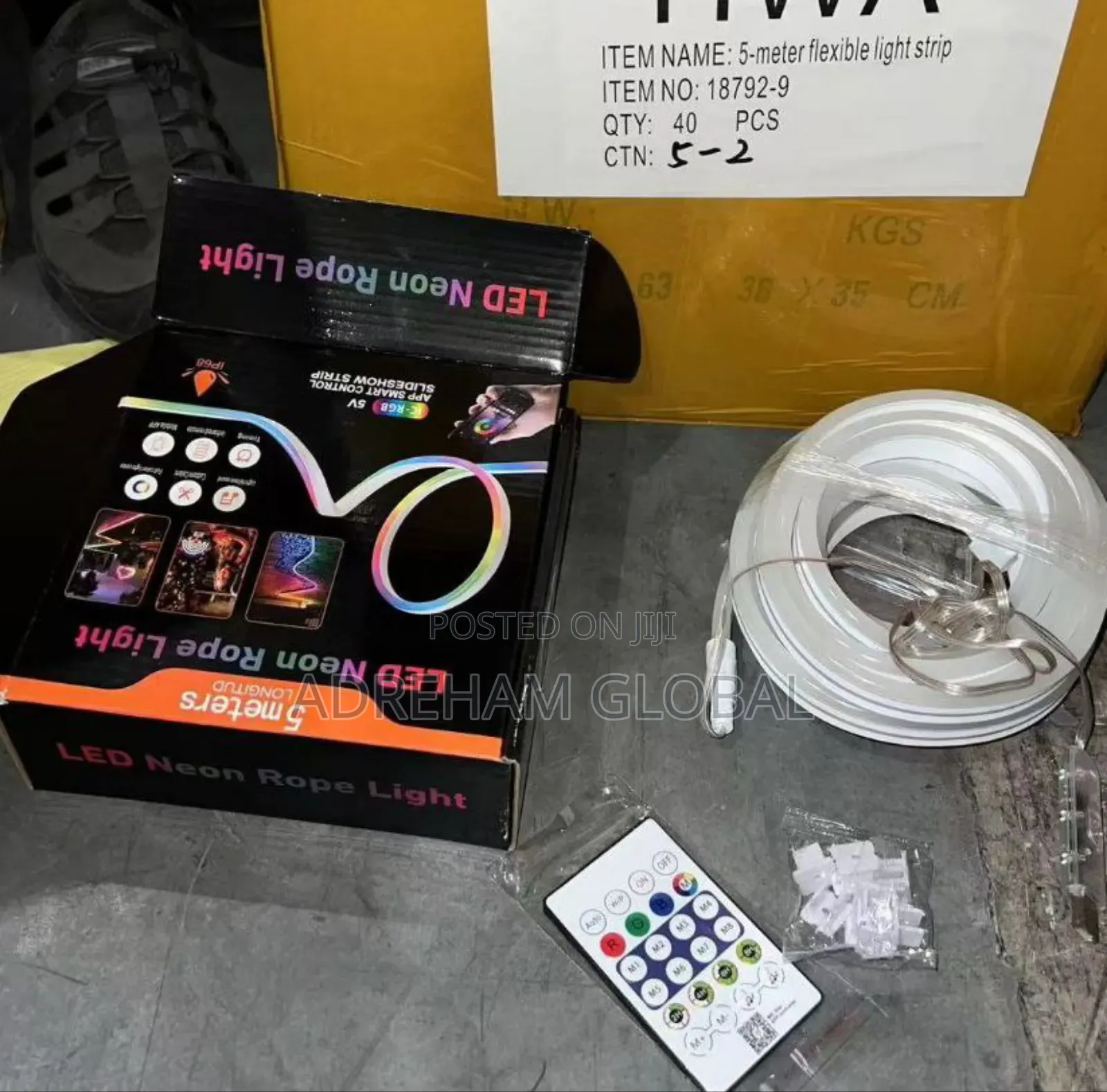 5v Led Waterproof Neon Lamp With Infrared Remote,Multi-Color,Parties,