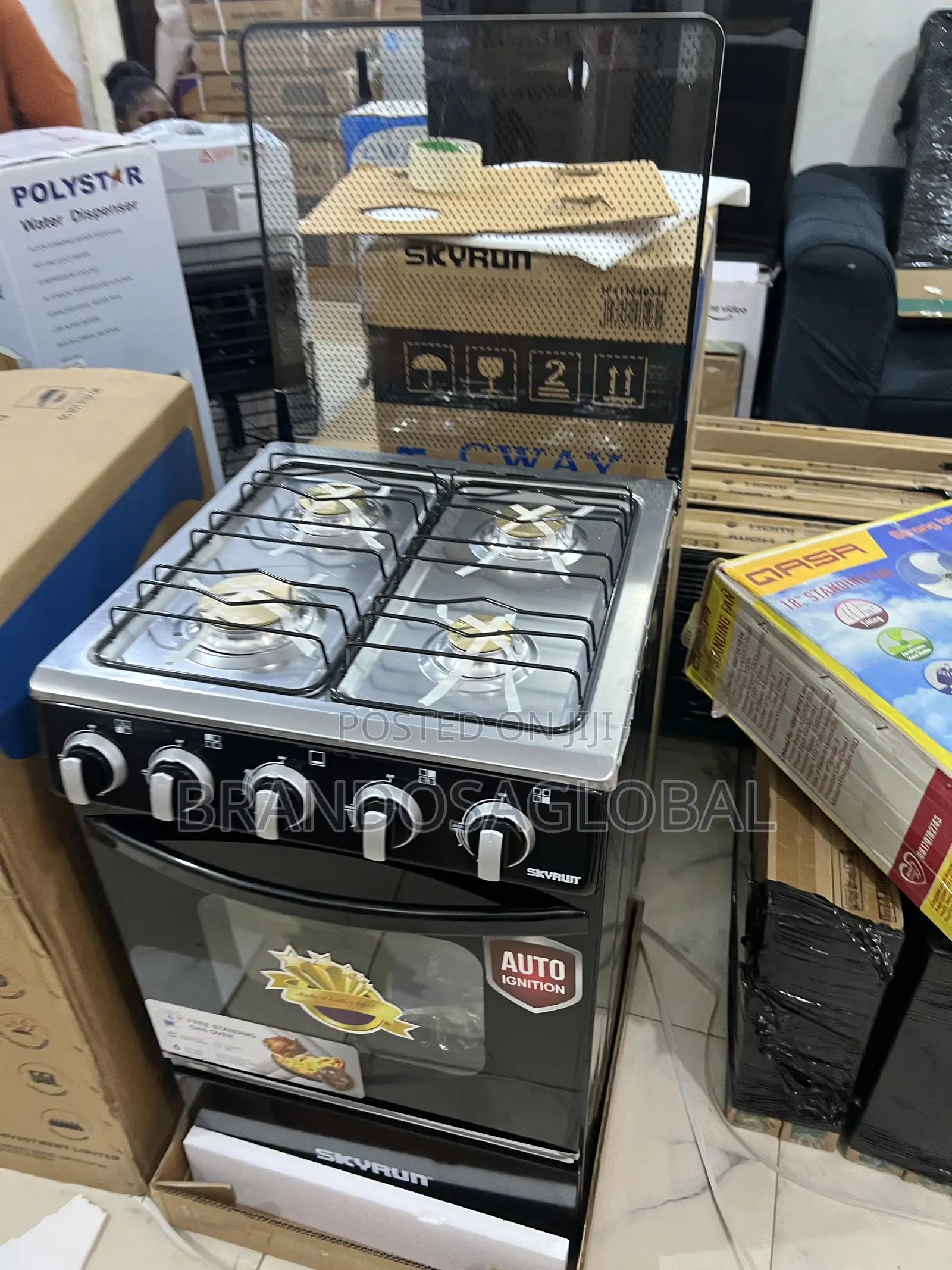 Skyrun 50×50 Gas Cooker – Compact Size, Big Results