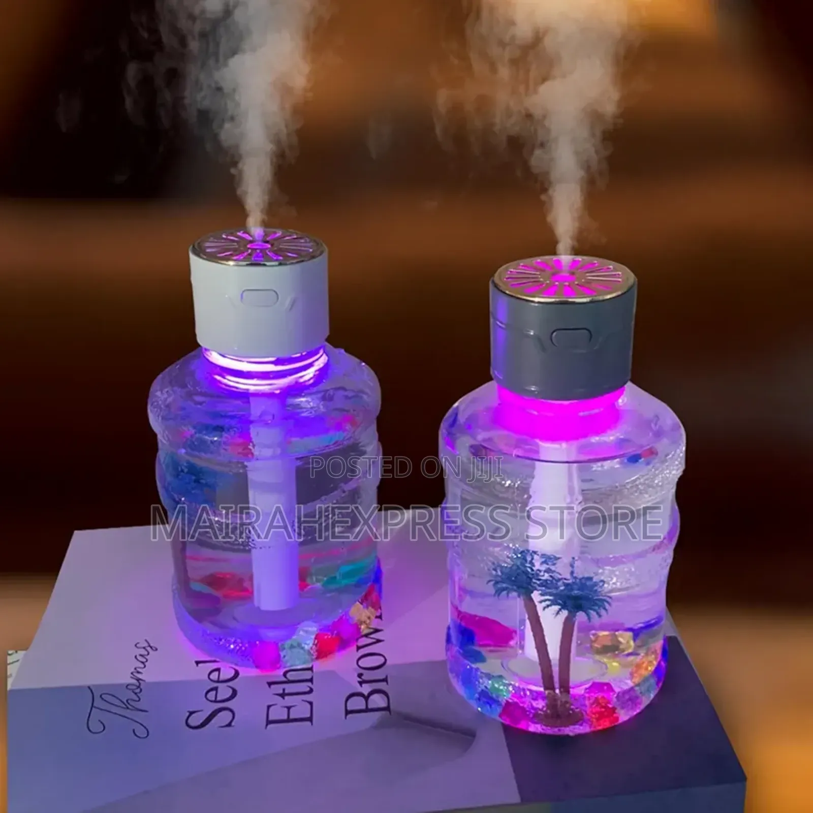 Smart Car Air Freshener Diffuser With Colourful Lights
