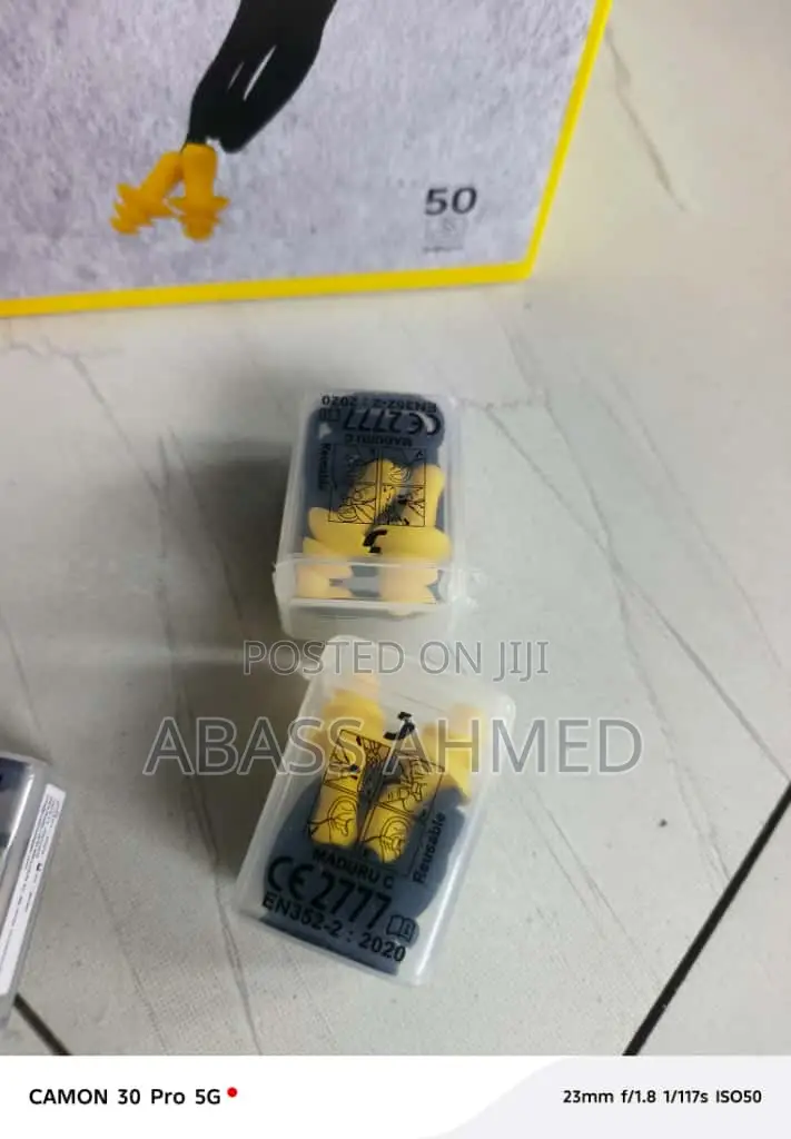 Safety Jogger Corded Disposable Ear Plugs (50)Pcs