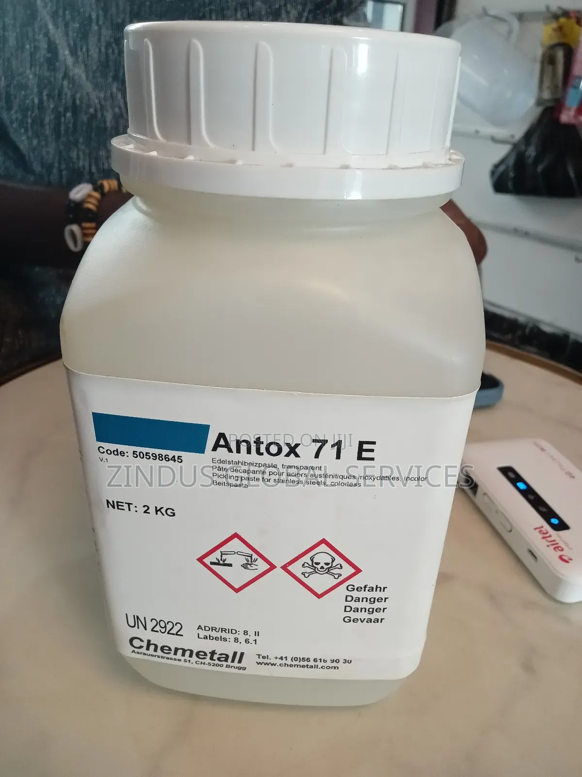 Antox 71 E Stainless Steel Pickling Paste