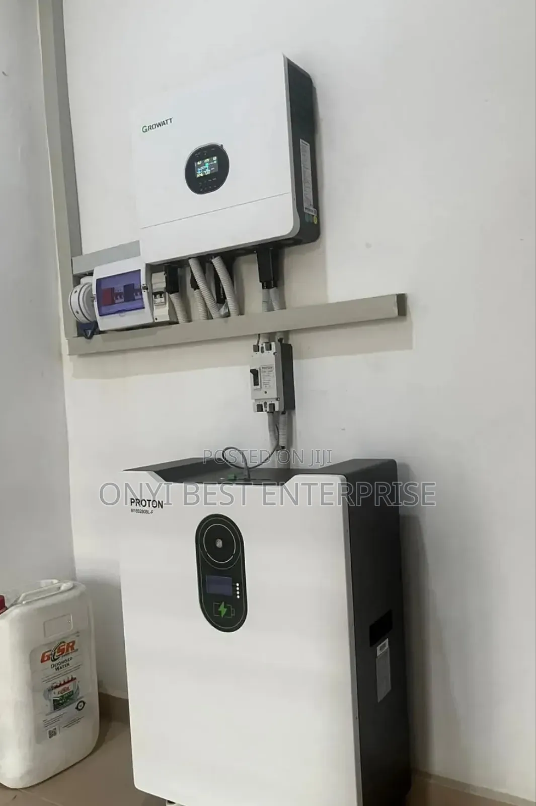 Complete Installation Proton 15kwh and C-Worth 6kva Hybrid Inverter