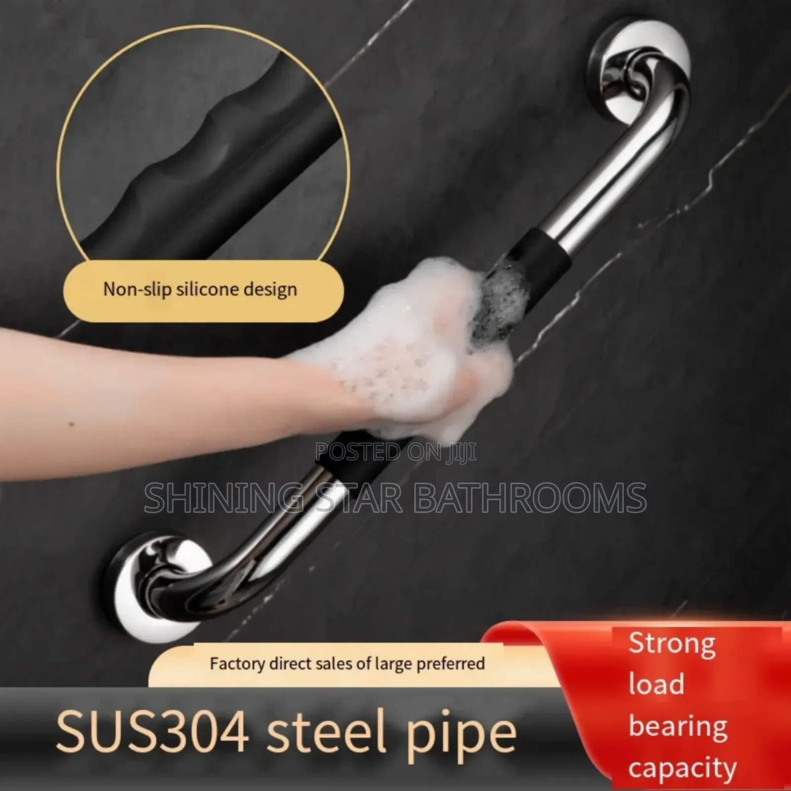 Non Slip Silicone Grab Bar