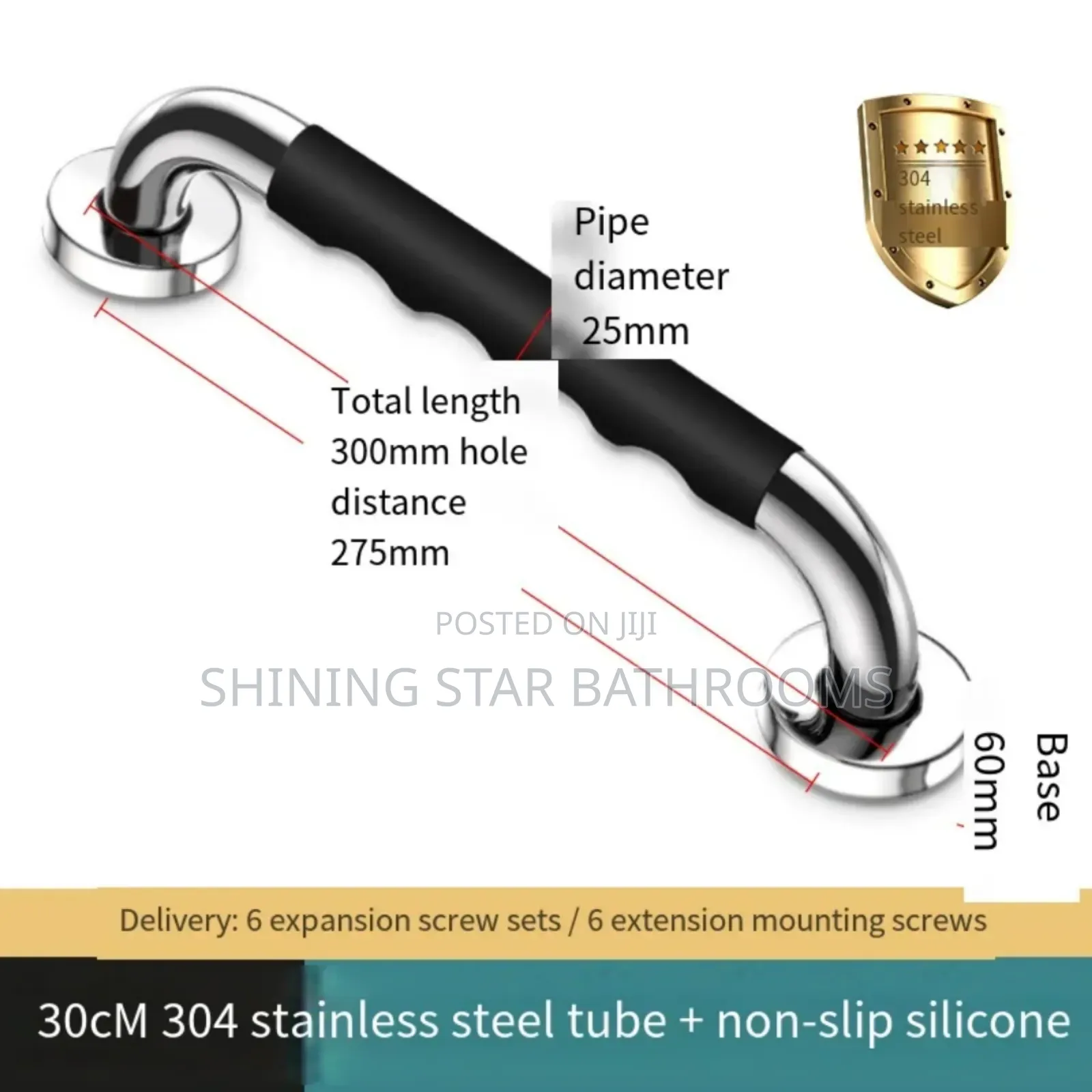 Non Slip Silicone Grab Bar