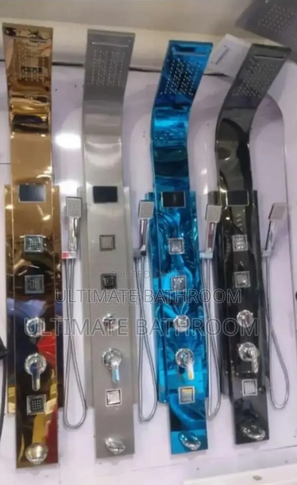 High Grade Power Shower With Temperature Display In Different Colours