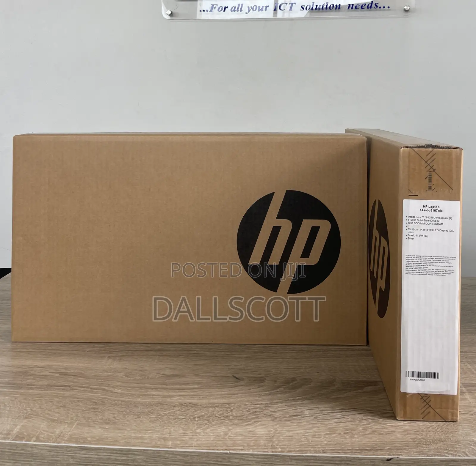 New Laptop HP 14S 8GB Intel Core I3 SSD 512GB