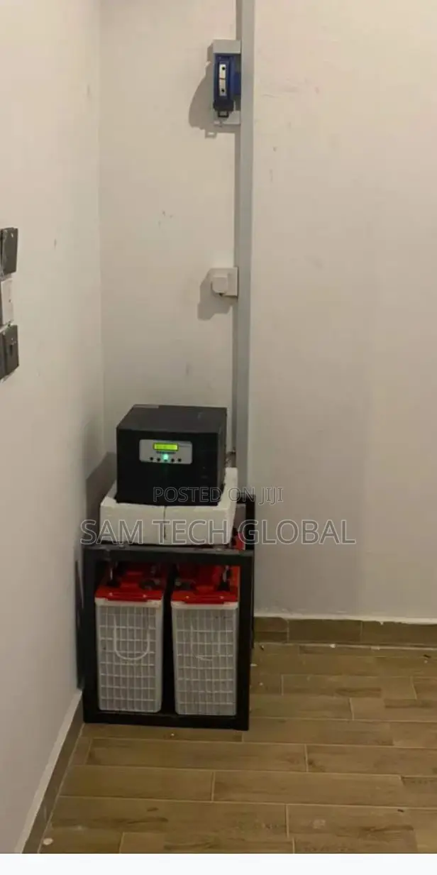 1kva Setup With 2tubular Battery and 6x300w Panel