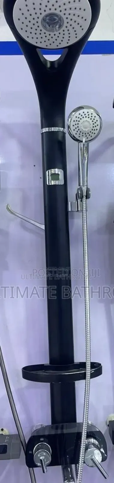 Black Bathroom Standing Shower  Mixer