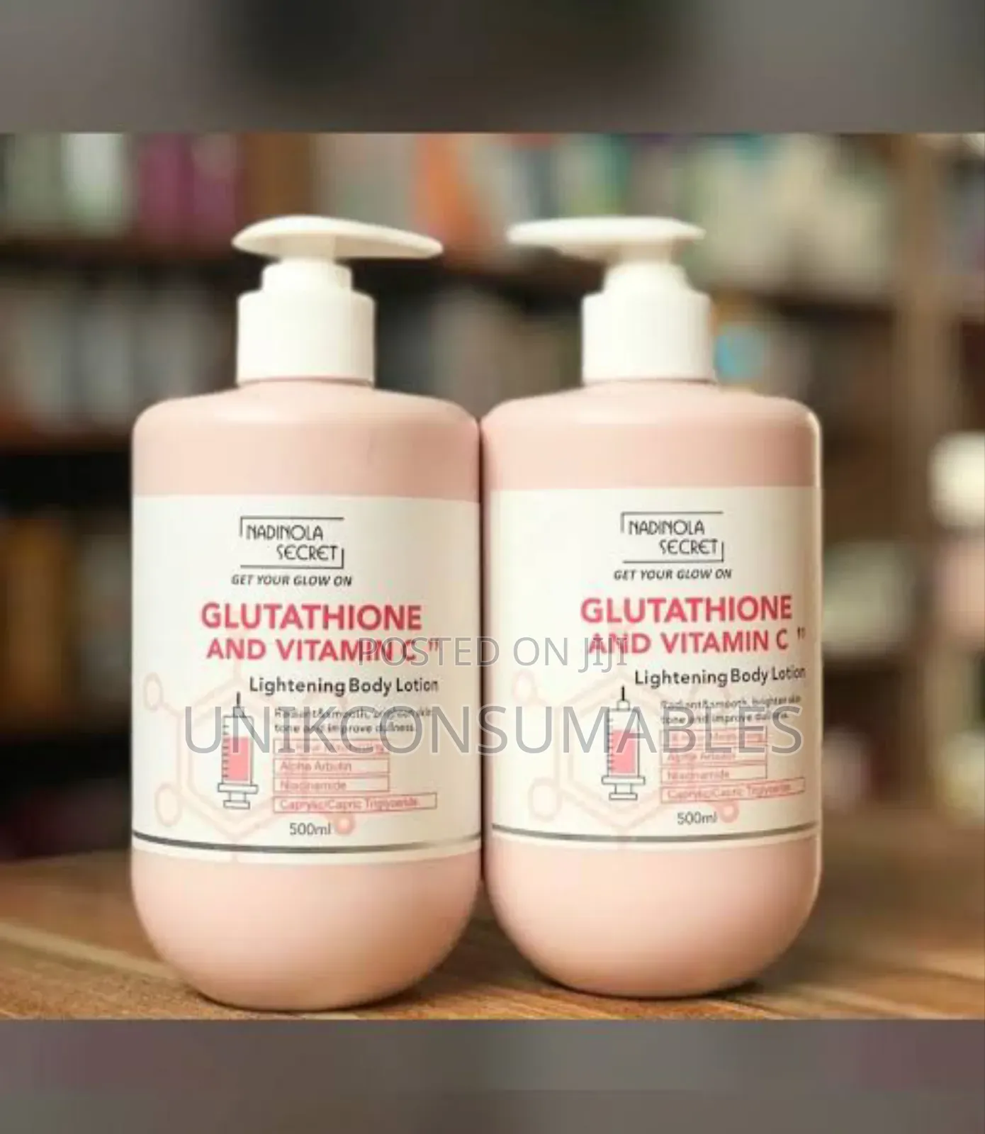 Nadinola Secret Glutathione And Vitamin C Lightening Body Lotion