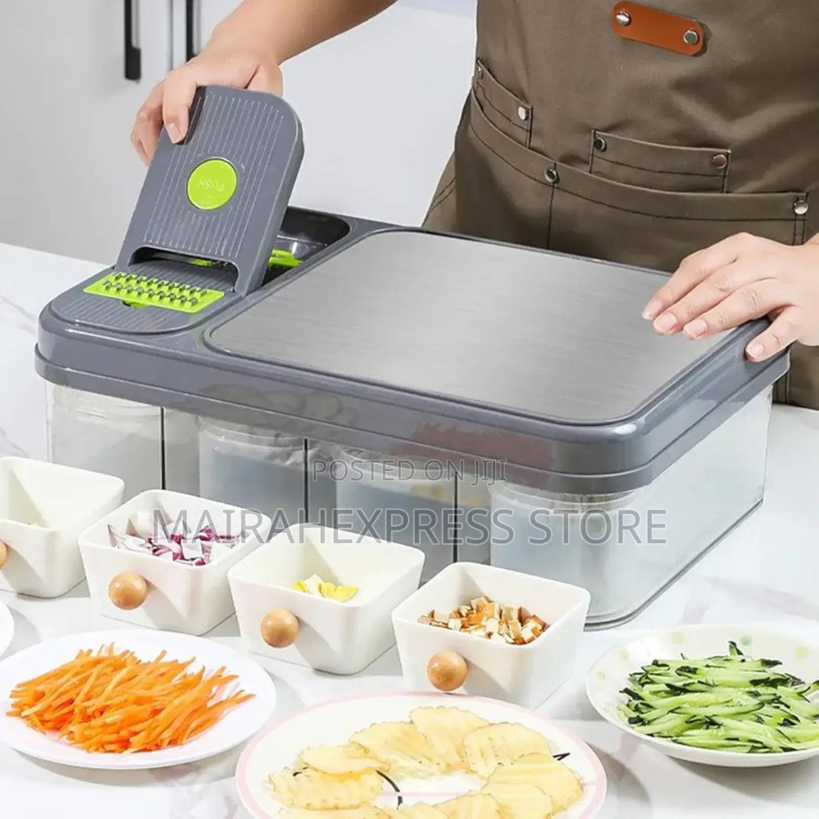 All-in-One Multipurpose Cutting Board/Slicer Box Set