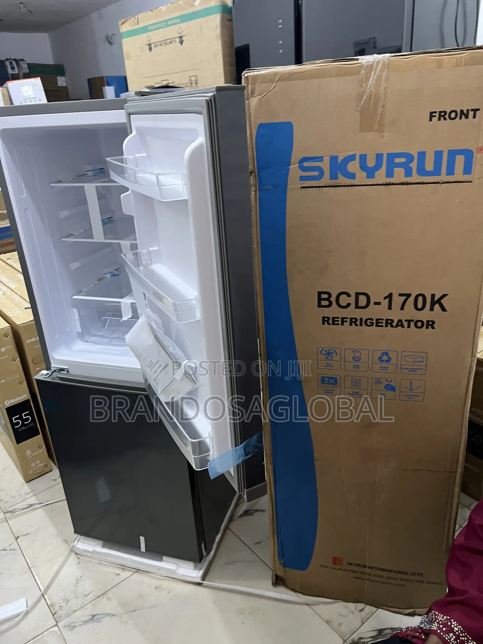 Eco Friendly Skyrun Refrigerator 170l Double Door (Bcd-)