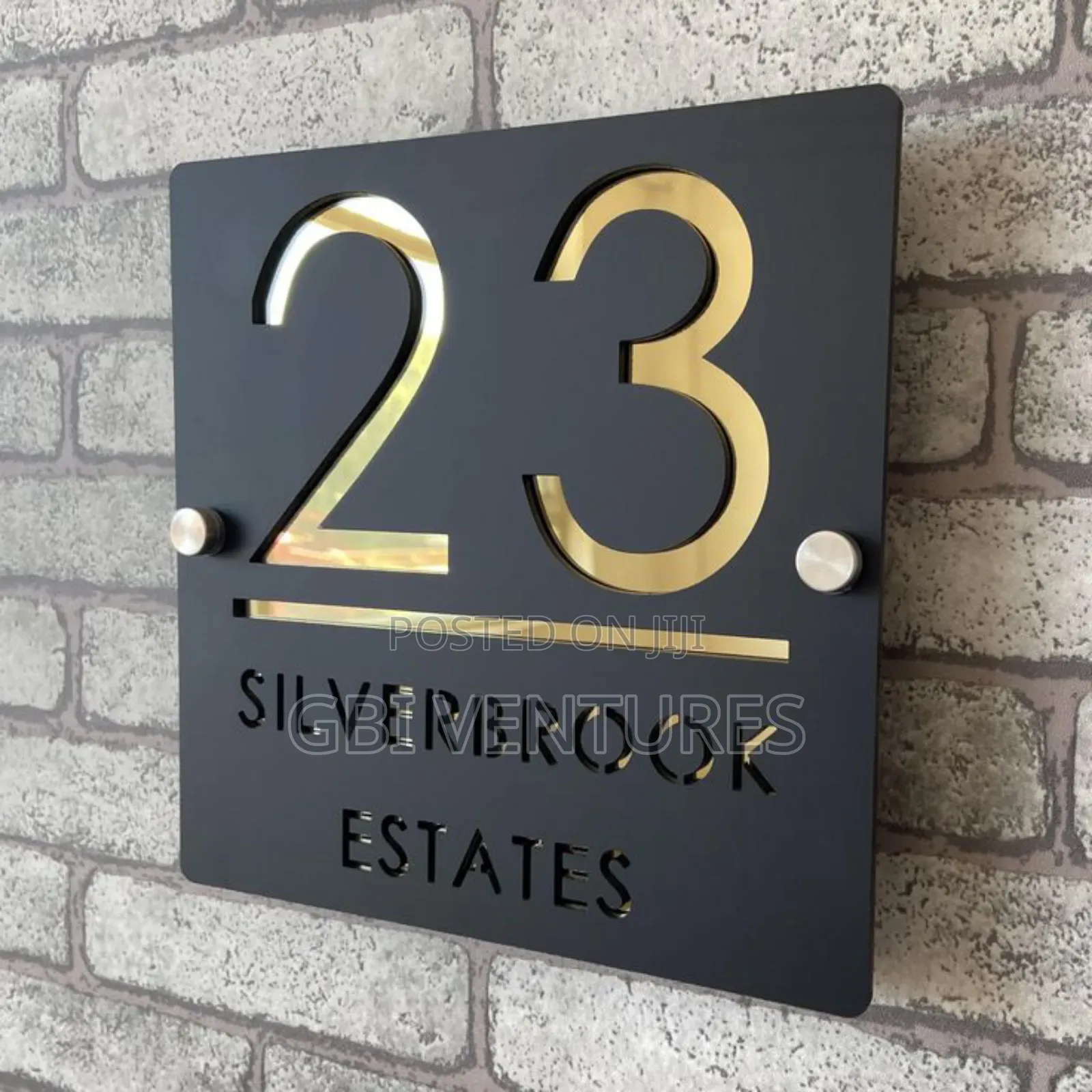 Apartments Number Sign