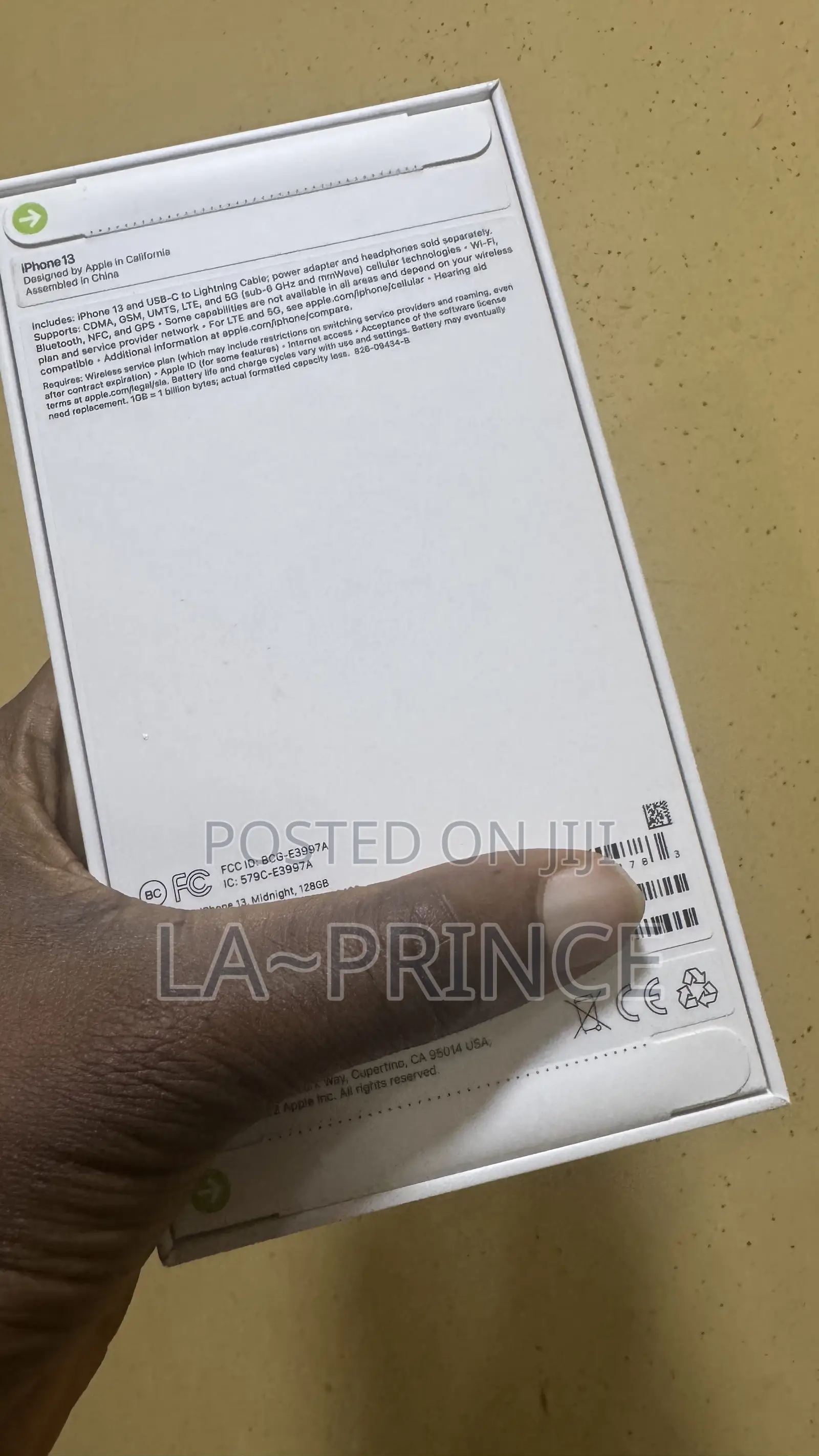 New Apple iPhone 13 128 GB Black