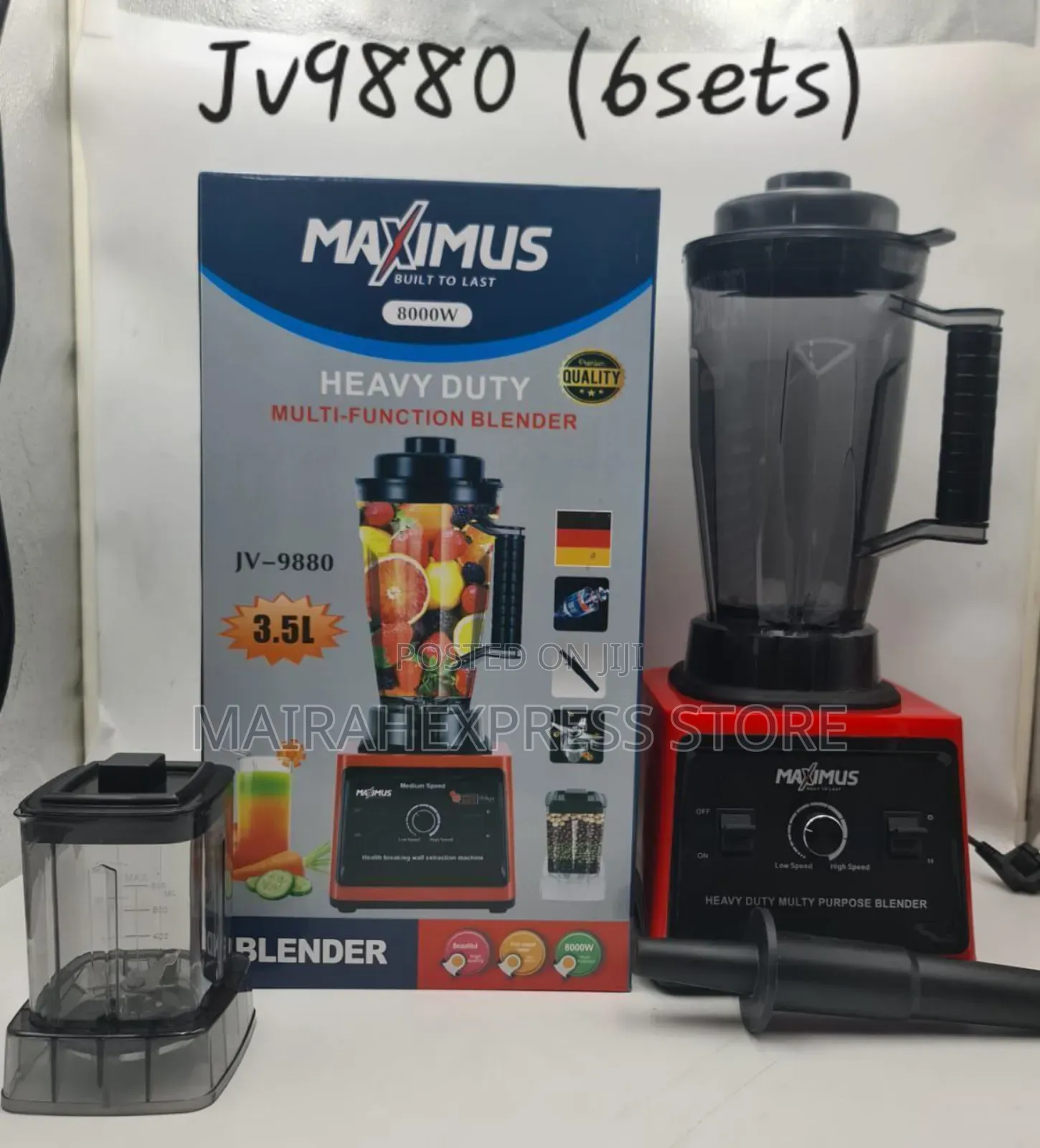 3.5l Maximus 8000watts Heavy-Duty Blender (1lv22n1)