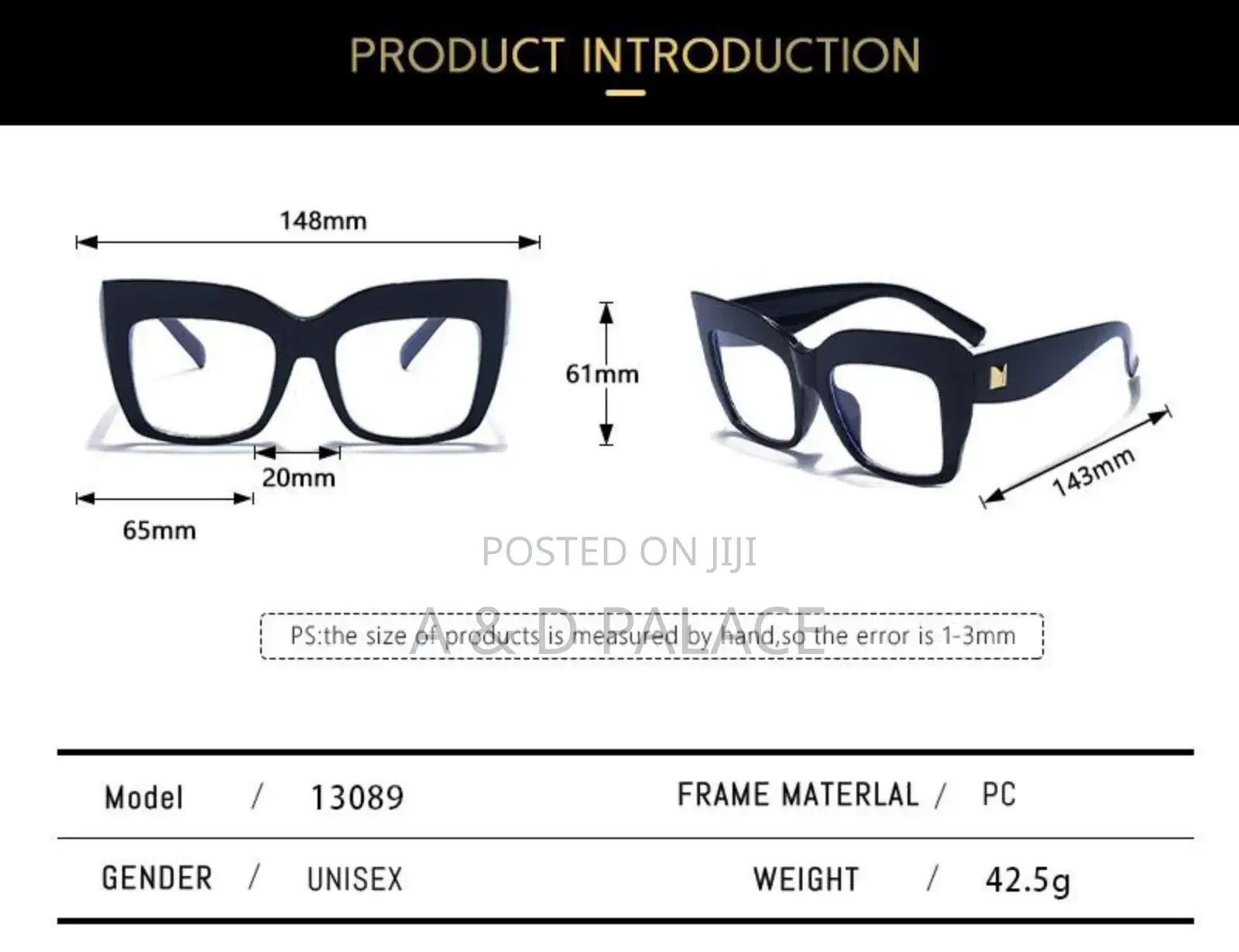 Fashion Glossy Anti- Blue Light Glasses