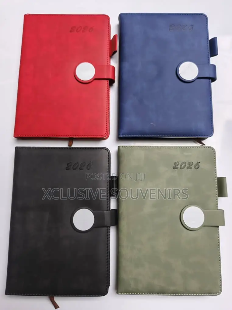 2026 A5 Notebook Pu Hard Cover Pen Holder
