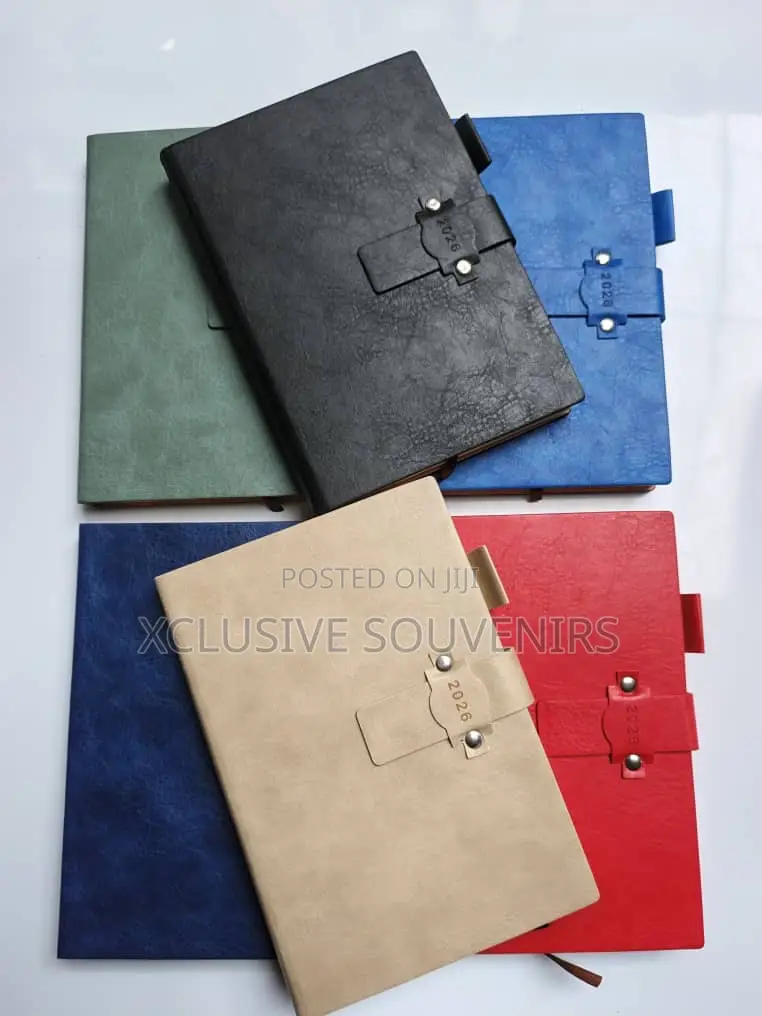 2026 A5 Notebook Pu Hard Cover Pen Holder