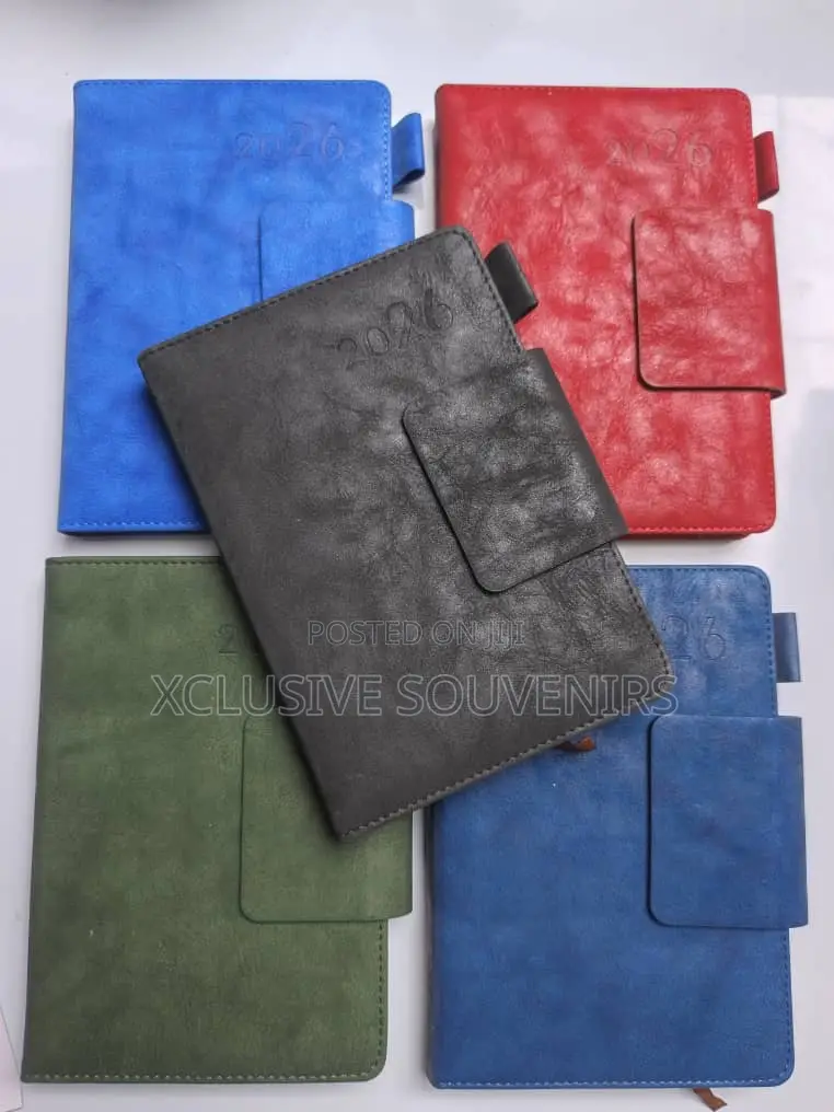 2026 A5 Notebook Pu Hard Cover Pen Holder