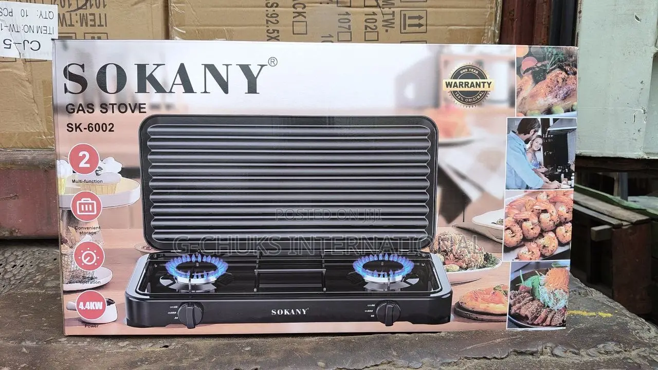 Sokany Dual Face Gas Cooker