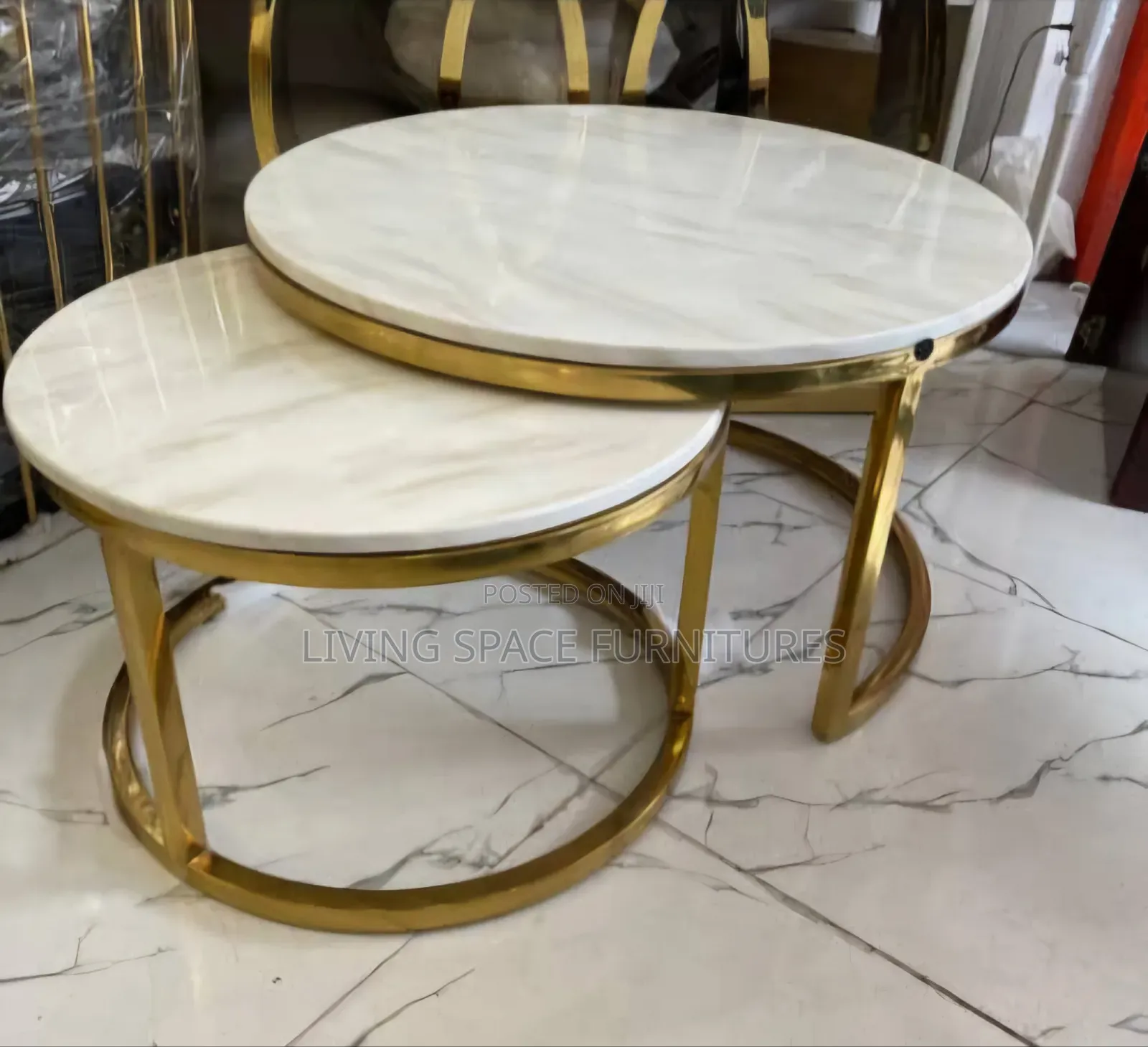 Premium Marble Top Center Table Sets