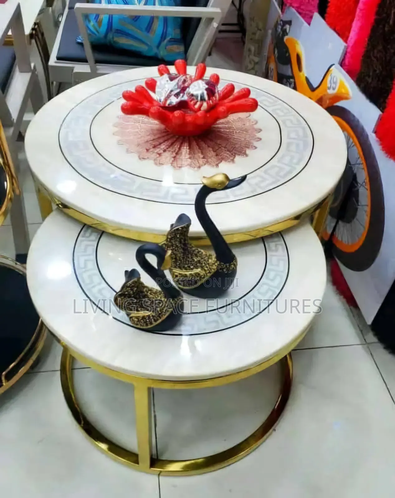 Premium Marble Top Center Table Sets