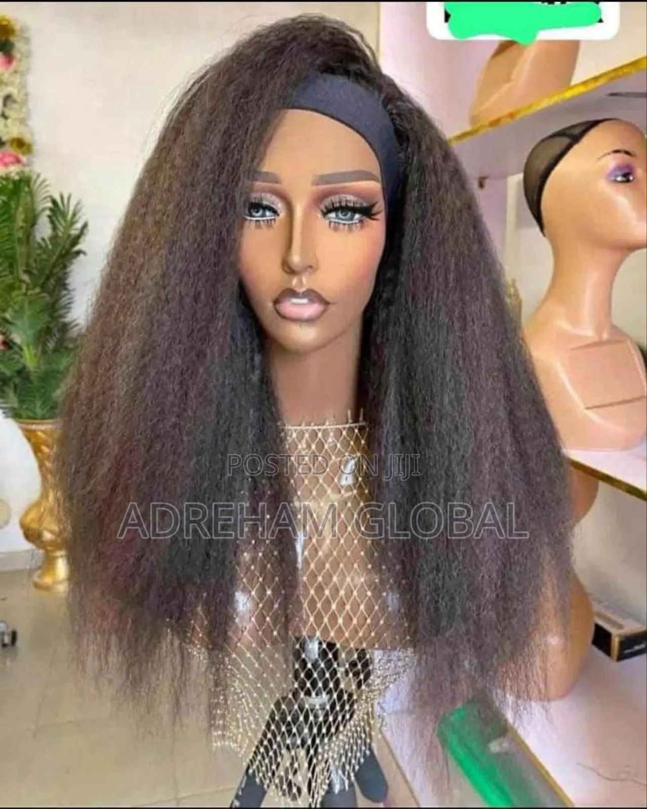 Banded Straight Kinky Wig
Black Only
Very Comfy Easy to Wear/Maintain