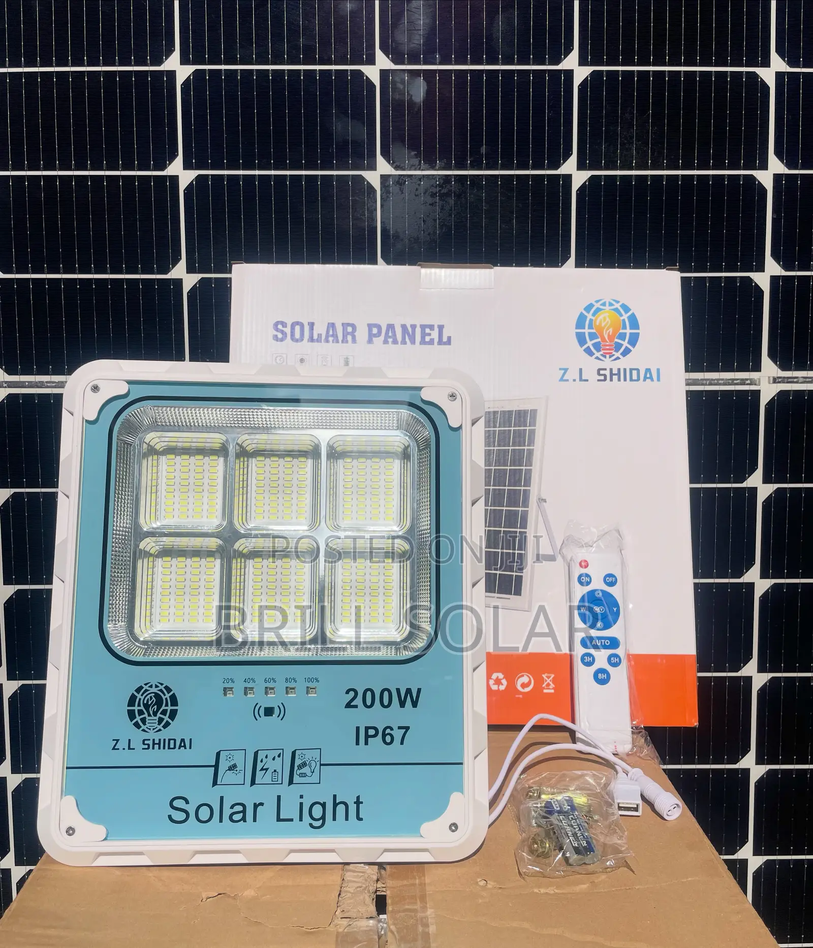200w Z.L Shidai Solar Flood Light