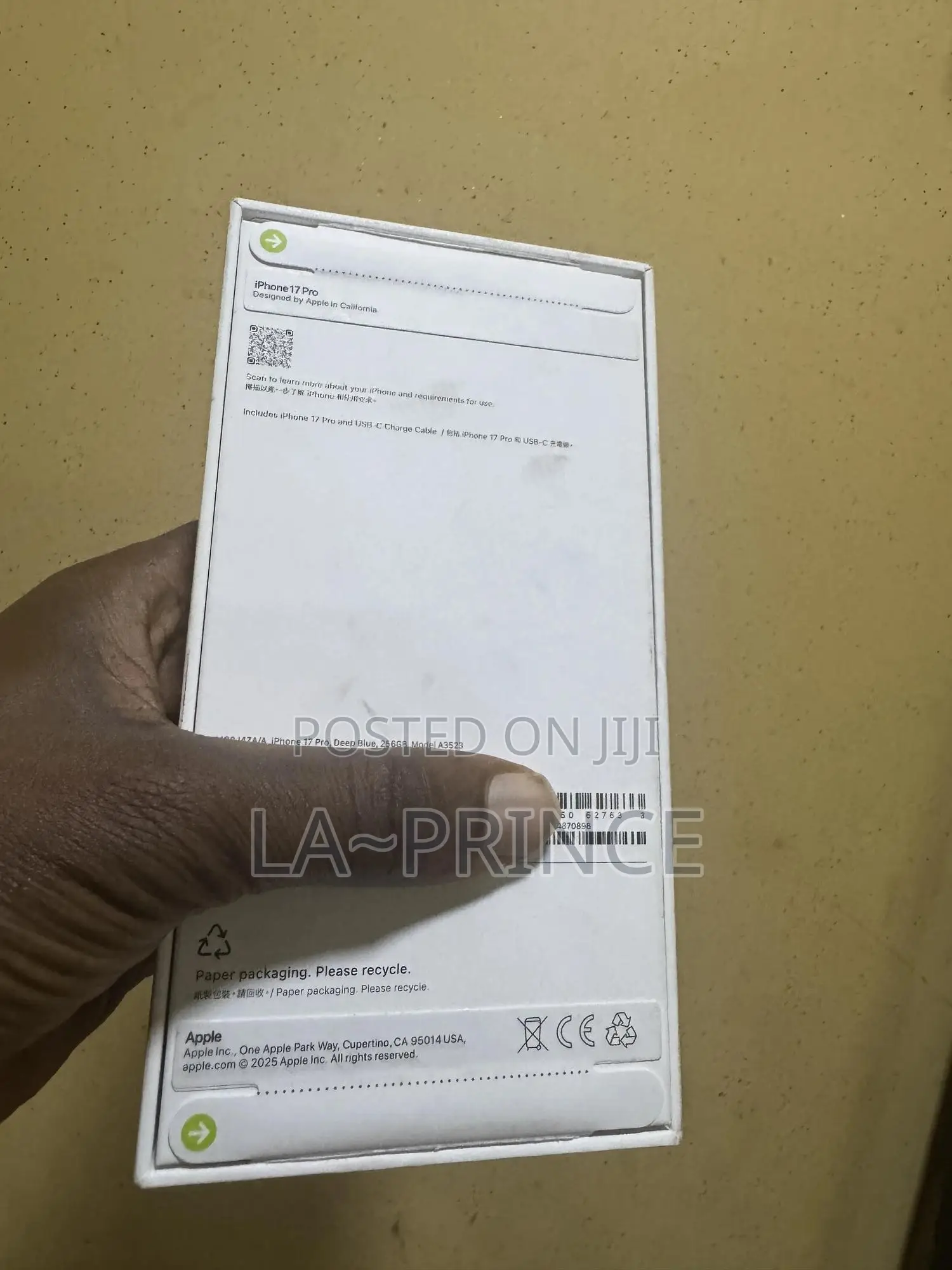 New Apple iPhone 17 Pro 256 GB Blue