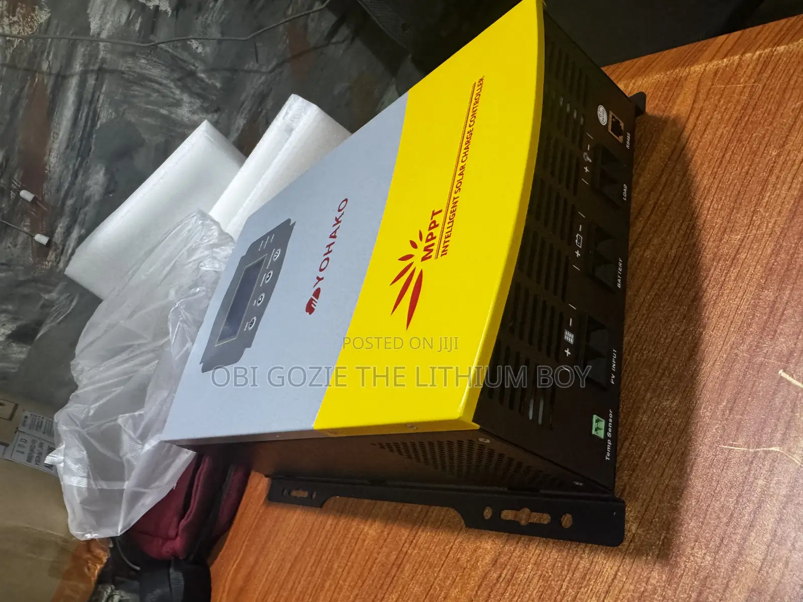 Yohako Importer in Lagos. 120ah Yohako MPPT Solar Charger Controller