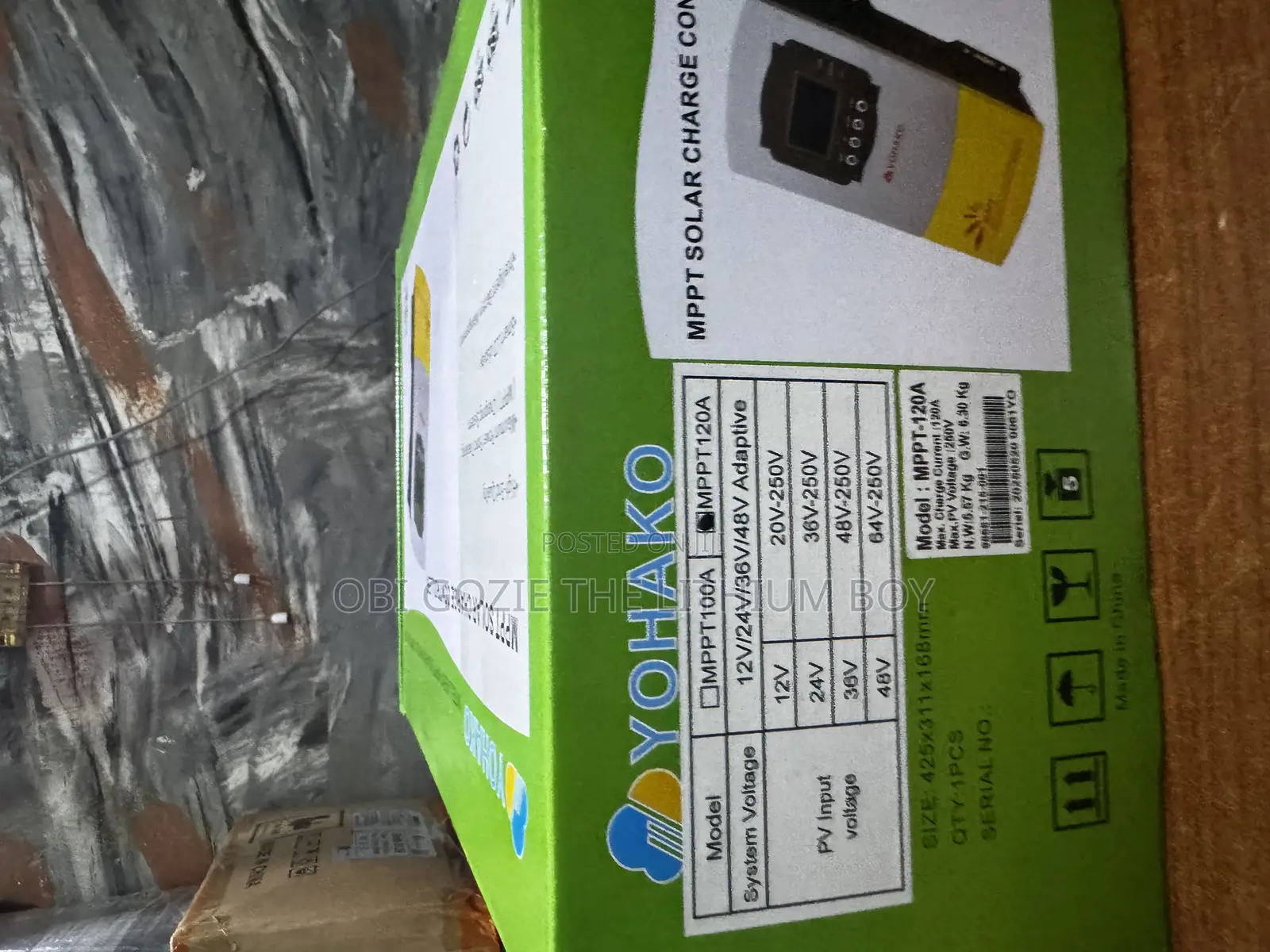 120ah Yohako MPPT Solar Charger Controller Best Yohako Vendor in Lagos