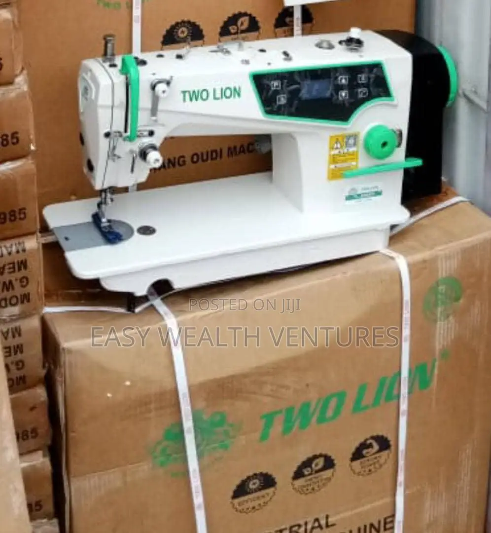 Quality Two Lion Industrial Straight Sewing Machine - 250w - 220v