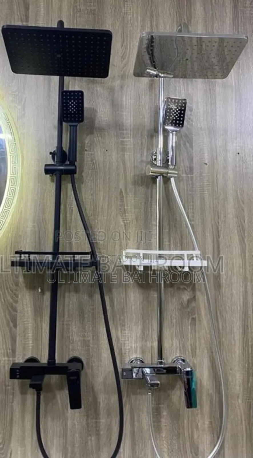 Black And Chrome Executive Shower Mixer