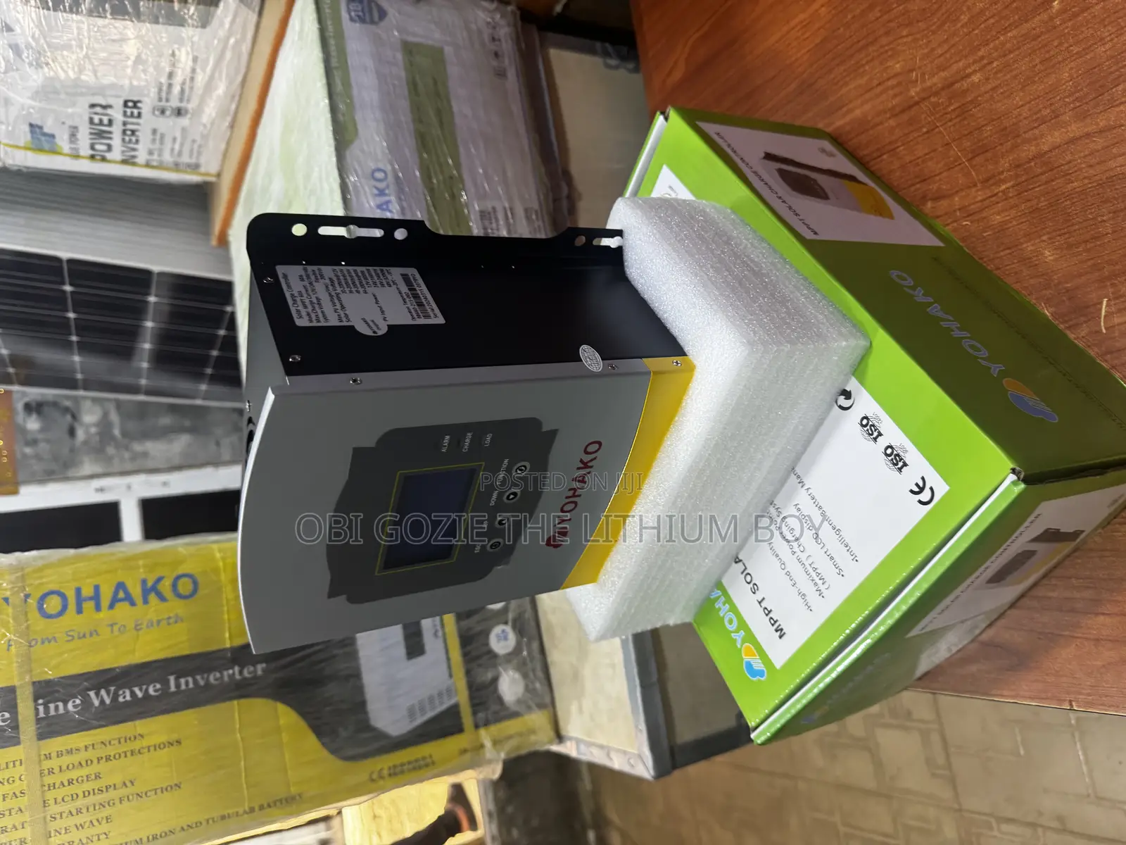 Best Yohako Salesman. 60ah Yohako MPPT Solar Charger Controller.