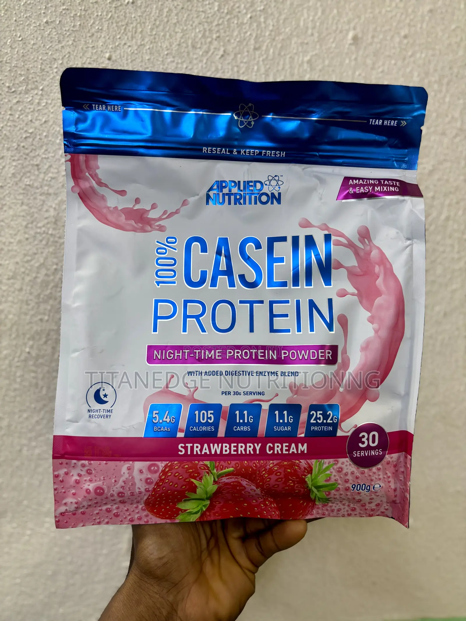 Applied Nutrition Casein Protein Powder (1kg)