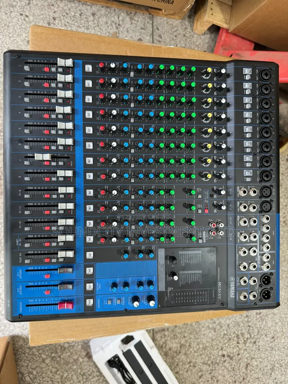 Yamaha Mg16xu Console Mixer.
