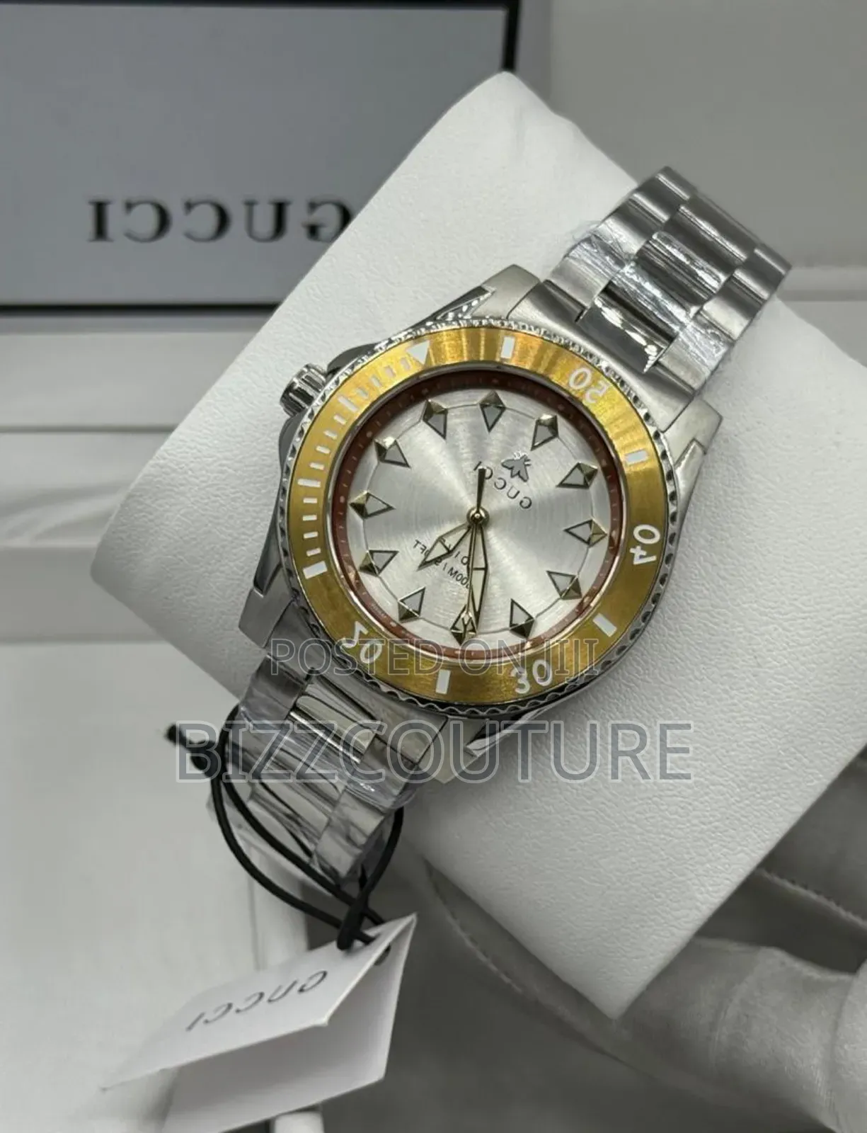 Original Gucci Two-Tone Stainless Steel Watch Quartz Watch