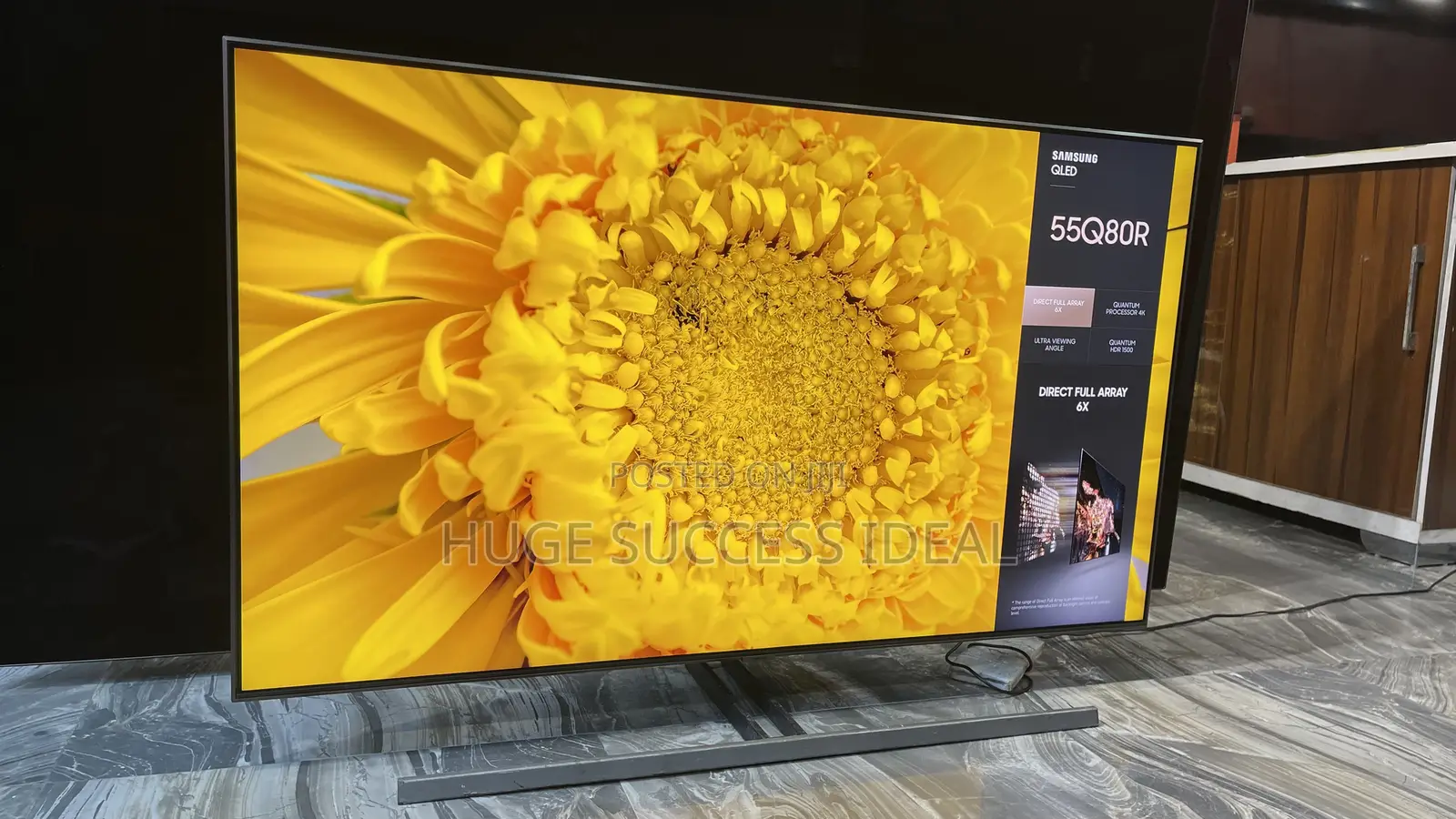 Samsung 55 Inch Qled Q80r Series Smart 4& Ultra Hd Hdr Tv With Bixby