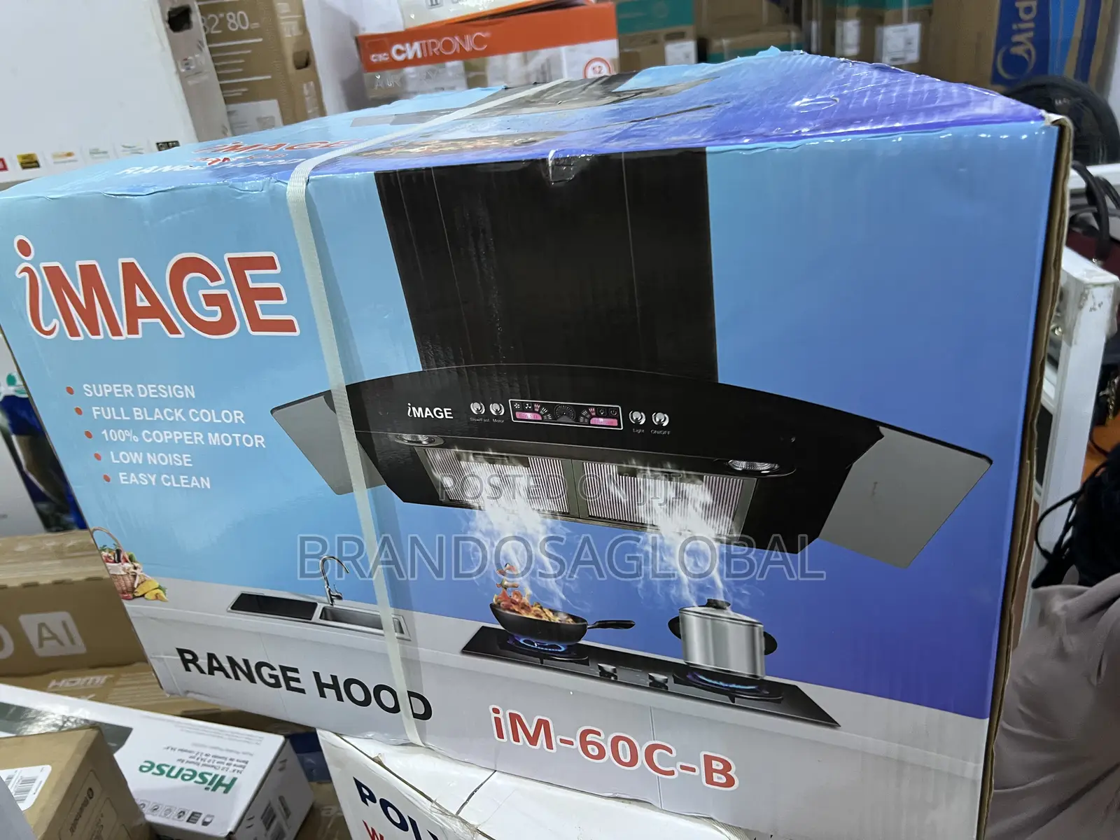 Image 60cm Chimney Hood – Original Im60c-B Model