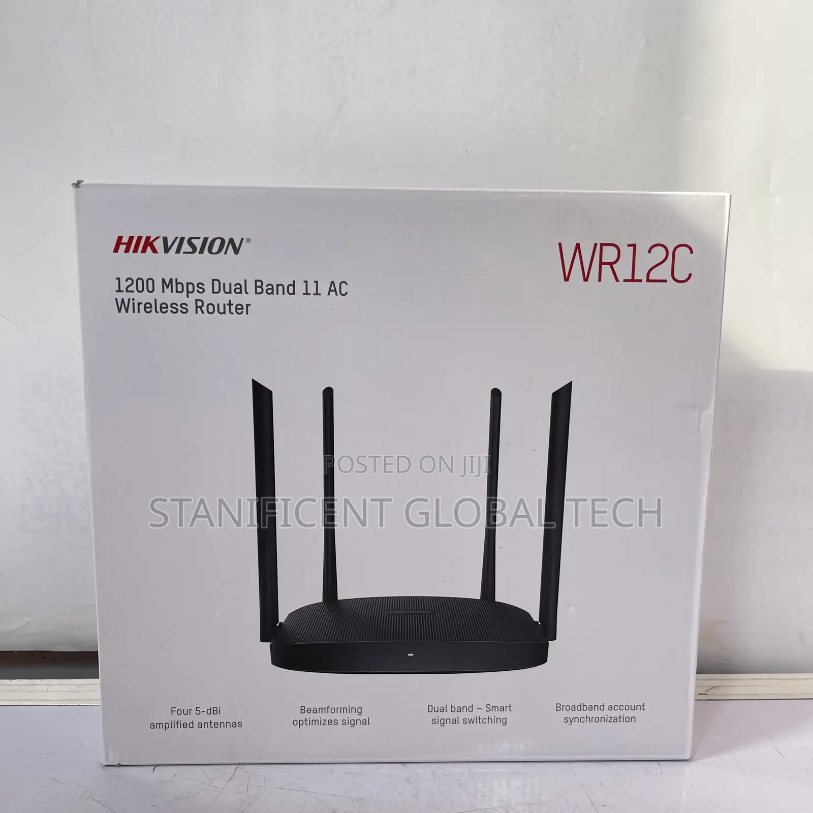 Hikvision 1200mbps Dual Band Wireless Simless Router (Ds-3wr12c)