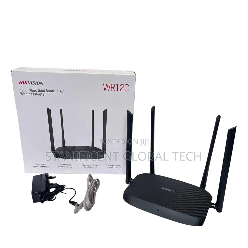 Hikvision 1200mbps Dual Band Wireless Simless Router (Ds-3wr12c)