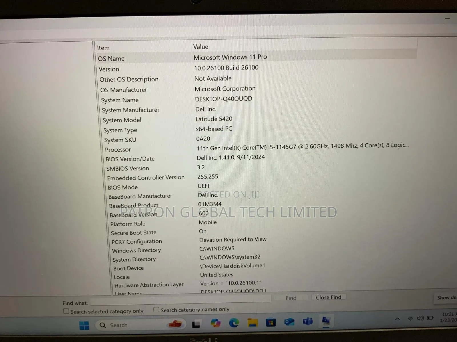 Laptop Dell Latitude 5420 16GB Intel Core I5 SSD 256GB