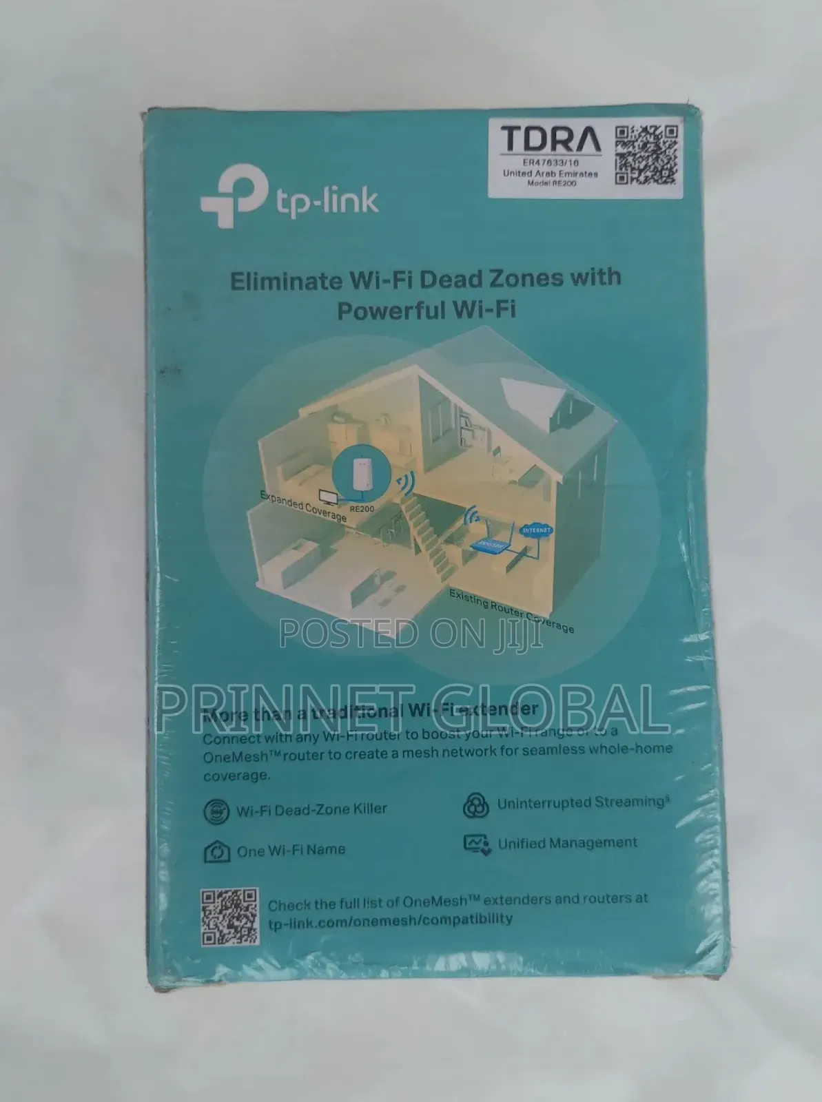 Tp-Link Mesh Wifi Extender Ac750 Dual Band Re200