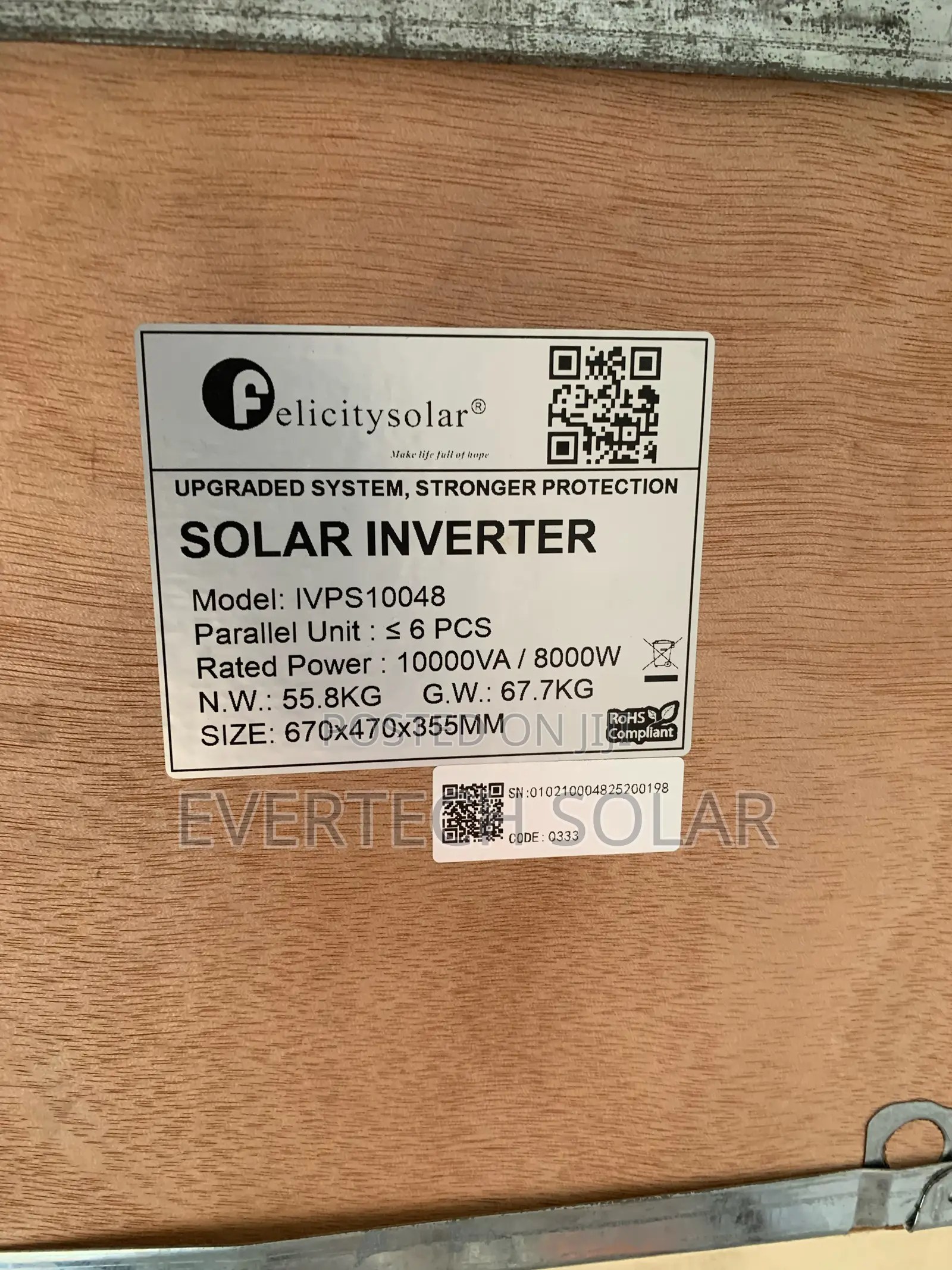 10kva Felicity Non Hybrid Transformer Based 48v Inverter