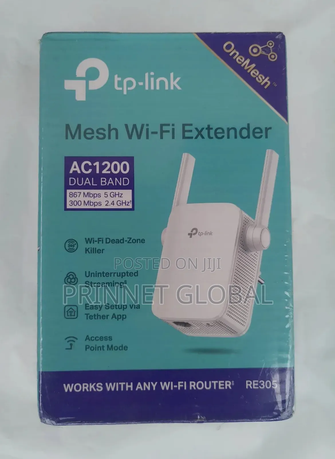 Tp-Link Mesh Wifi Extender Ac1200 Dual Band Re305